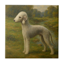 Azulejo Bedlington Terrier