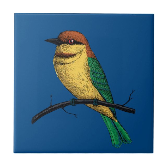 Azulejo Bee eater (Frente)