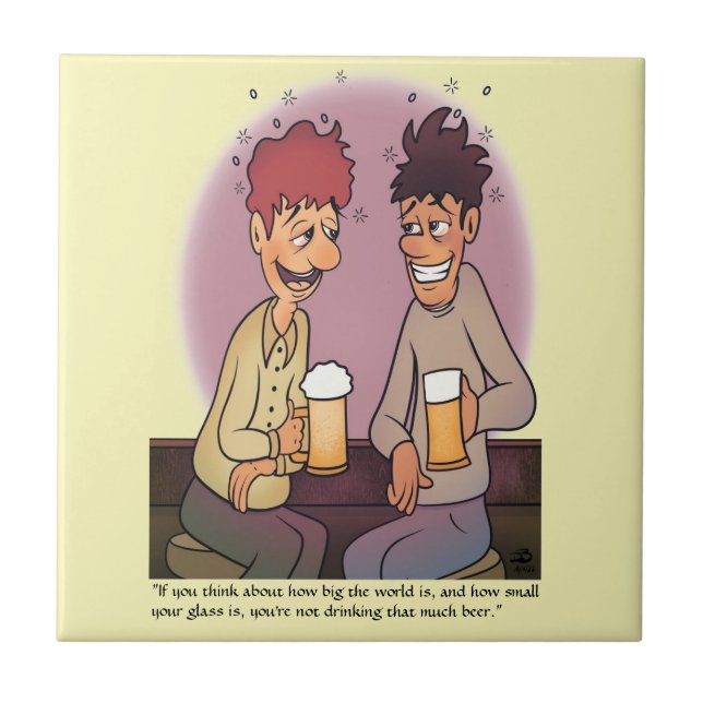 Azulejo Beer Buddies Ceramic Tile (Frente)
