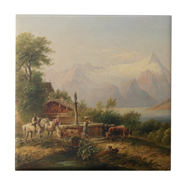 Azulejo Bei Zell am See - Emil Barbarini (Frente)