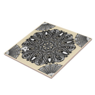 Azulejo Beige B "El Toque De La Infinidad"