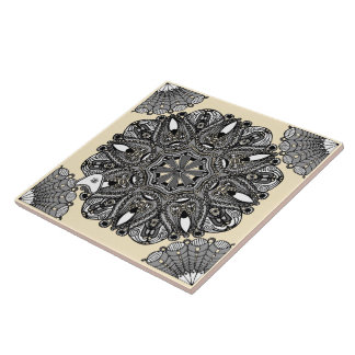 Azulejo Beige B "El Toque De La Infinidad"