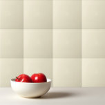 Azulejo Beige de maíz sólido<br><div class="desc">Diseño de color negro en color granate.</div>