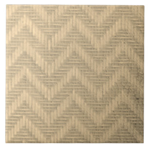 Azulejo Beige Neutral Moderno Repro Art Nouveau