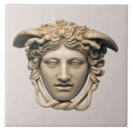 Azulejo Beige Stone Medusa