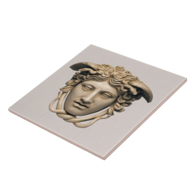 Azulejo Beige Stone Medusa (Lado)