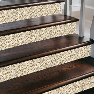 Azulejo Beige y marfil mediterráneos de tapiz marroquí