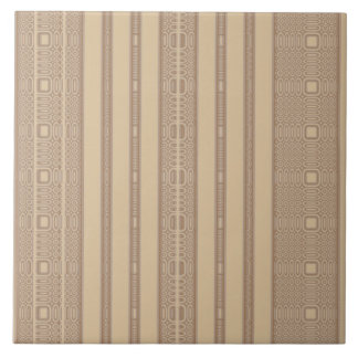 Azulejo Beis Irregular Stripe Tile