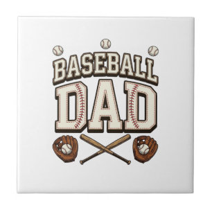 Azulejo Béisbol Antiguo Papá Día del Padre