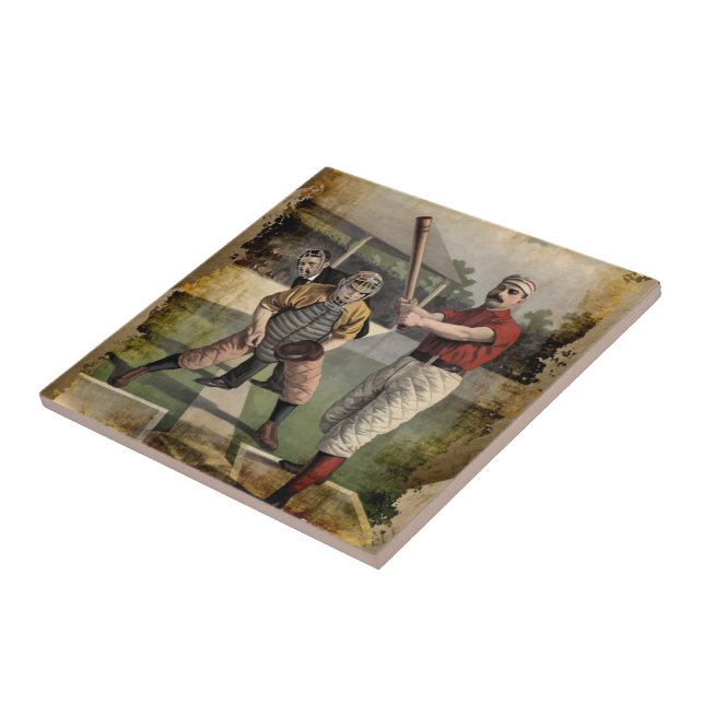 Azulejo Béisbol: Vintage (Lado)