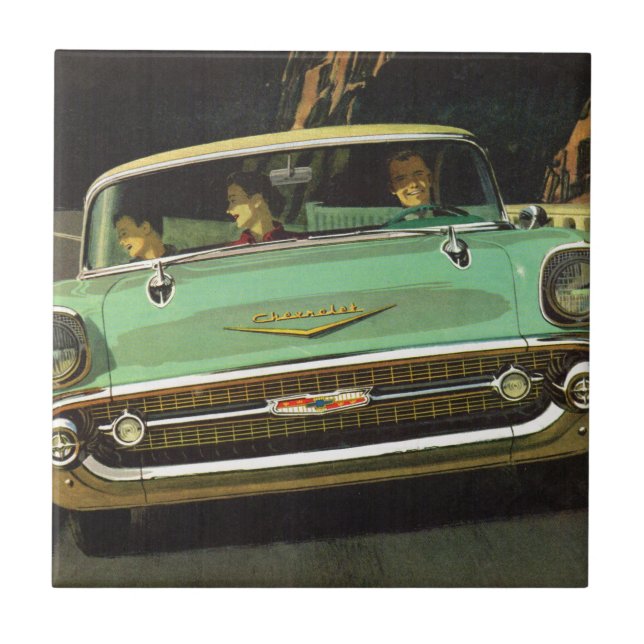 Azulejo Bel Air 1957 de Chevy (Frente)