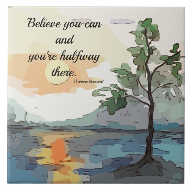 AZULEJO BELIEVE - DECORATIVE TILE (Frente)