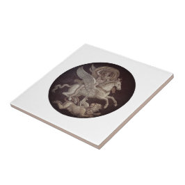 Azulejo Bellerophon on Pegasus