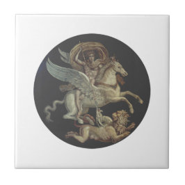Azulejo Bellerophon on Pegasus