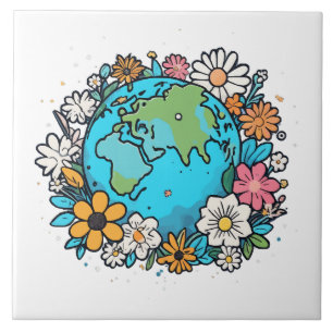 Azulejo Belleza de la Tierra