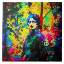 Azulejo Belleza de otoño vibrante