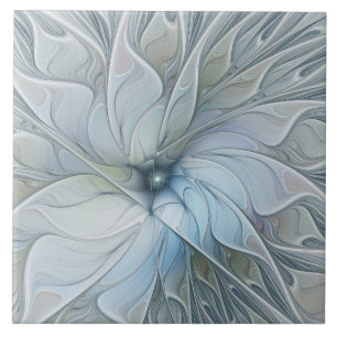 Azulejo Belleza elegante arte abstracto fractal moderno fl