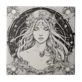 Azulejo Belleza etérea Tile cerámico