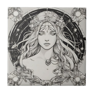 Azulejo Belleza etérea Tile cerámico