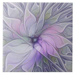 Azulejo Belleza impresionante Arte abstracto fractal moder