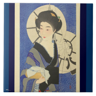 Azulejo Belleza japonesa en el Bathouse