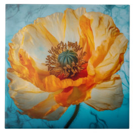 Azulejo Belleza naranja