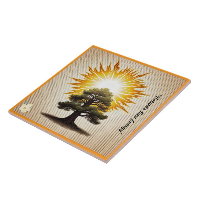 Azulejo "Belleza natural" (Lado)