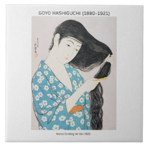 Azulejo Bellezas femeninas japonesas - Goyō Hashiguchi