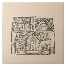 Azulejo Bendición para esta casa con la plantilla de image