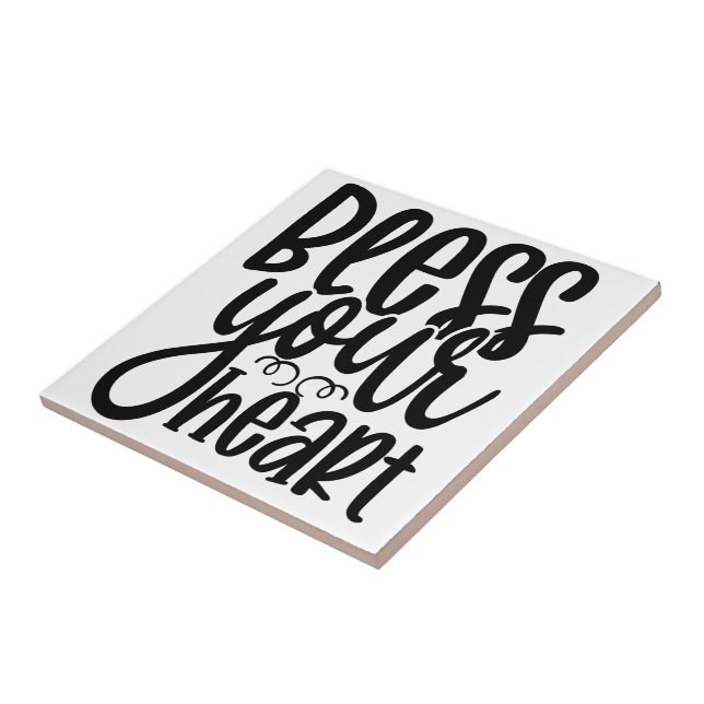 Azulejo Bendito sea tu corazón (Lado)