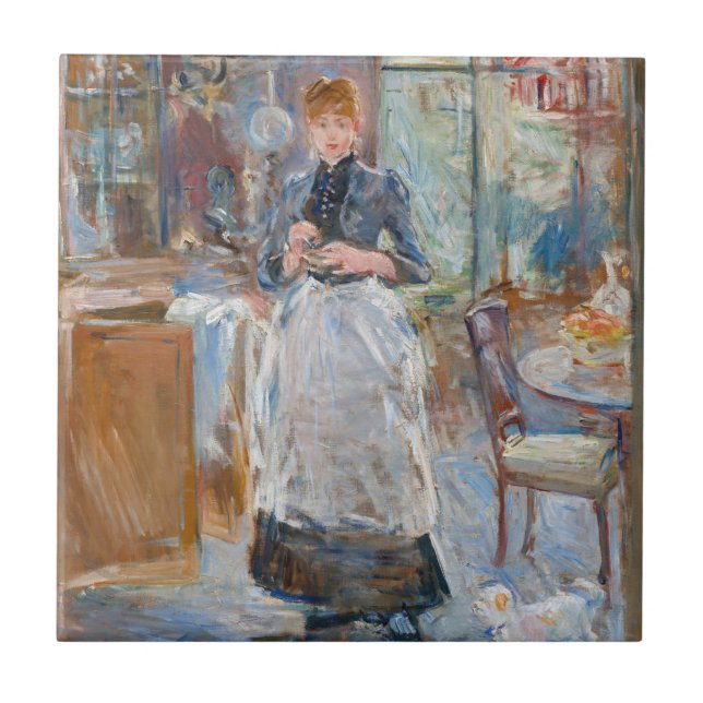 Azulejo Berthe Morisot - En el comedor (Frente)
