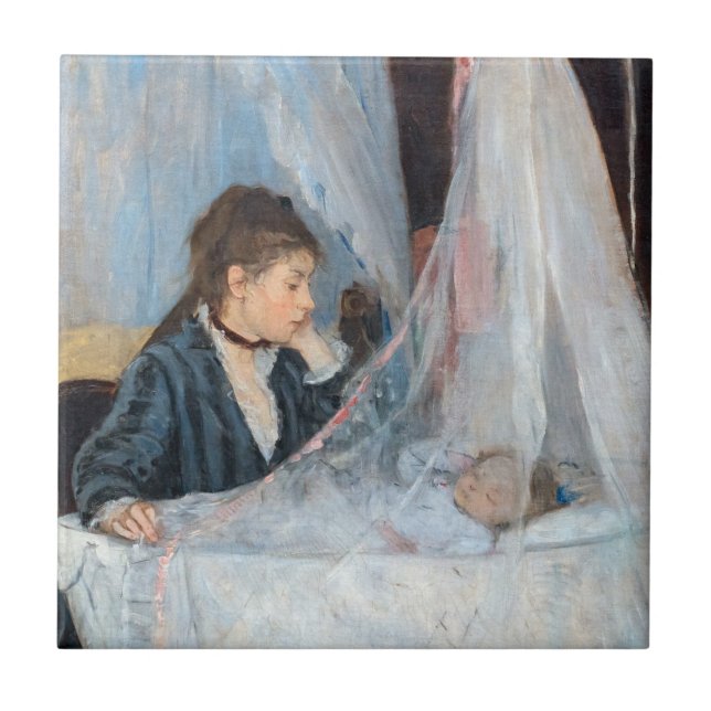 Azulejo Berthe Morisot - La cuna (Frente)
