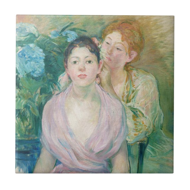 Azulejo Berthe Morisot - La Horstensia / Las Dos Hermanas (Frente)