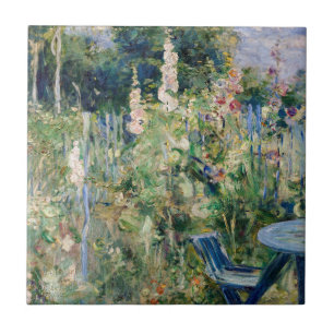 Azulejo Berthe Morisot - Rosas Trébol / Malvarrosas