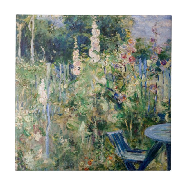 Azulejo Berthe Morisot - Rosas Tremieres (Frente)
