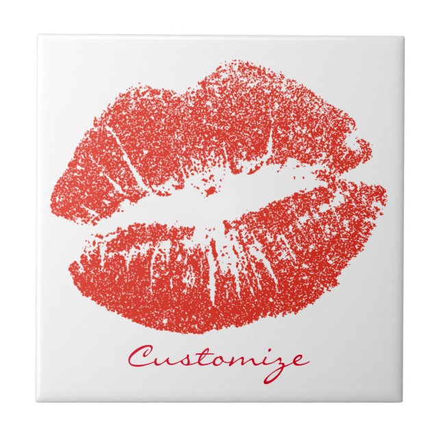 Azulejo Besando los labios rojos Thunder_Cove (Frente)