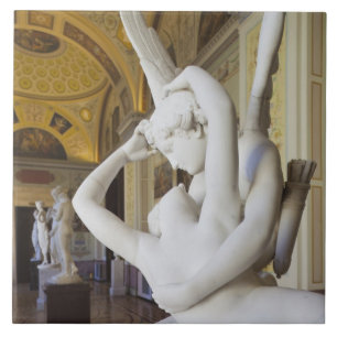 Azulejo Beso de Cupido y Psiche, de Antonio Canova