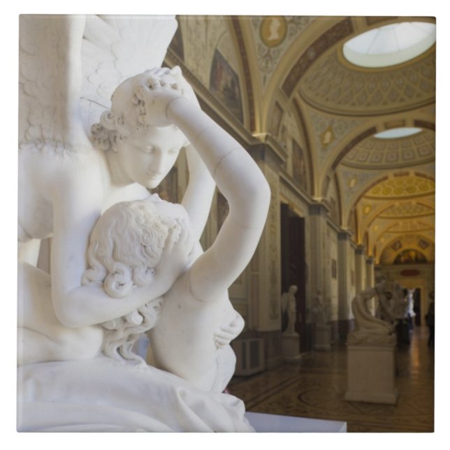 Azulejo Beso de Cupido y Psiche, de Antonio Canova (Frente)