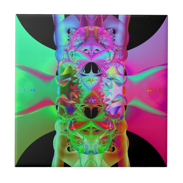 Azulejo Bestia del fractal (Frente)