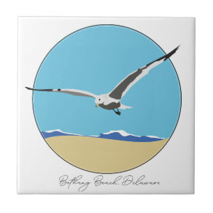 Azulejo Bethany Beach, Gaviota Marítima De Delaware Voland