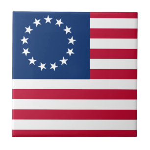 Azulejo Betsy Ross Old Glory Bandera Americana de EE. UU.