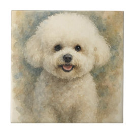 Azulejo Bichón Frisé