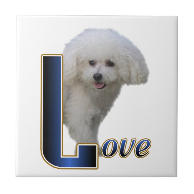 Azulejo Bichon Frise Love (Frente)