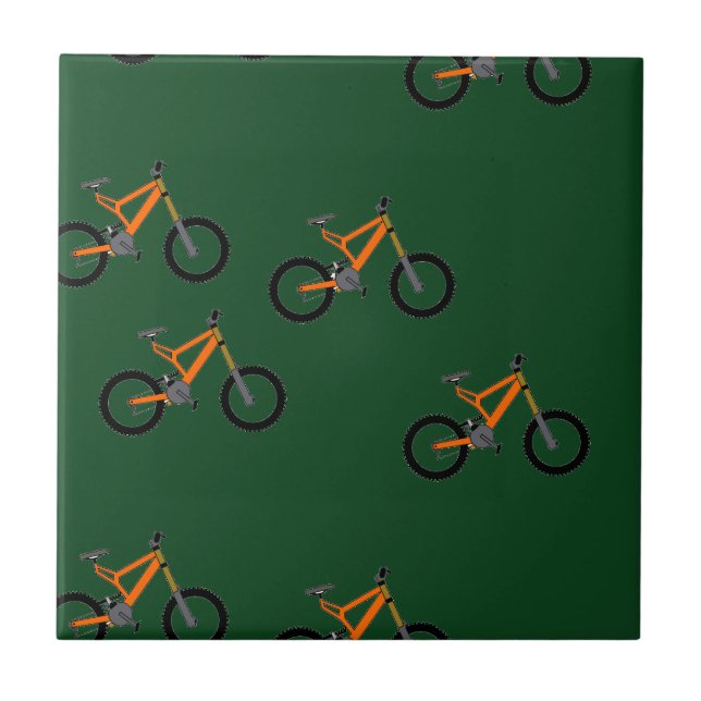 Azulejo Bicicletas verdes (Frente)