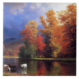 Azulejo Bierstadt - En el Saco,