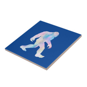 Azulejo Bigfoot acuarela