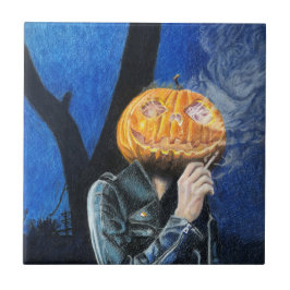 Azulejo Biker sin cabeza