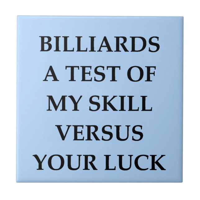 Azulejo billares (Frente)