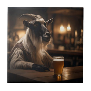 Azulejo Billy el Niño: Una cabra entra en un bar,