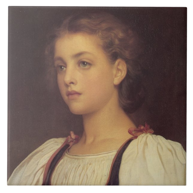Azulejo Biondina (de Frederic Leighton) (Frente)